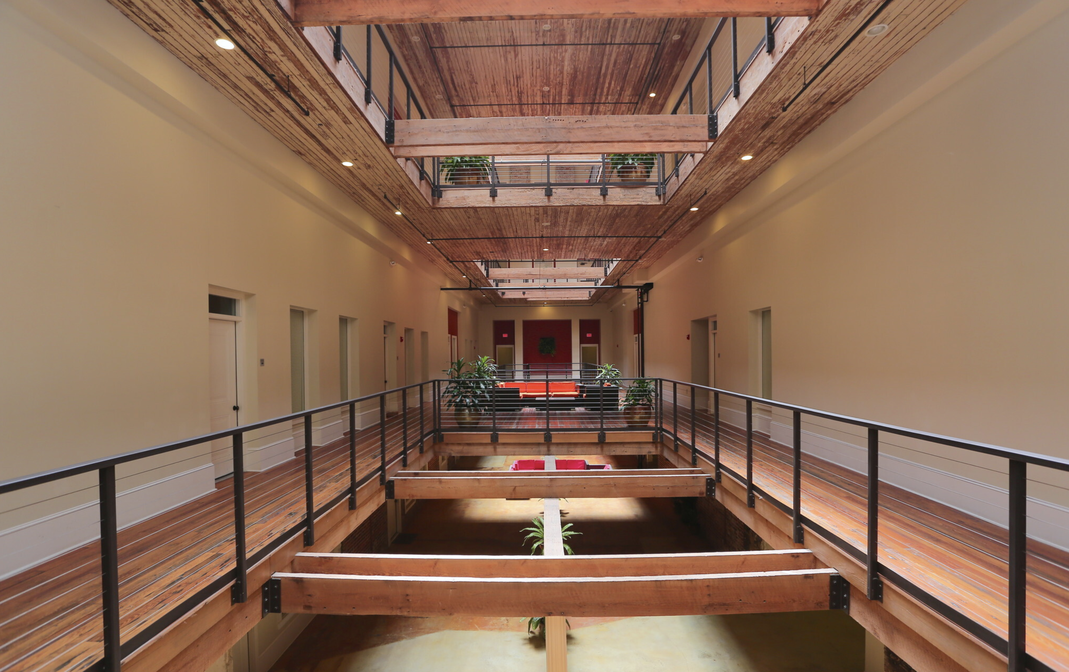 Dannenberg Loft interior walkway on 2nd level