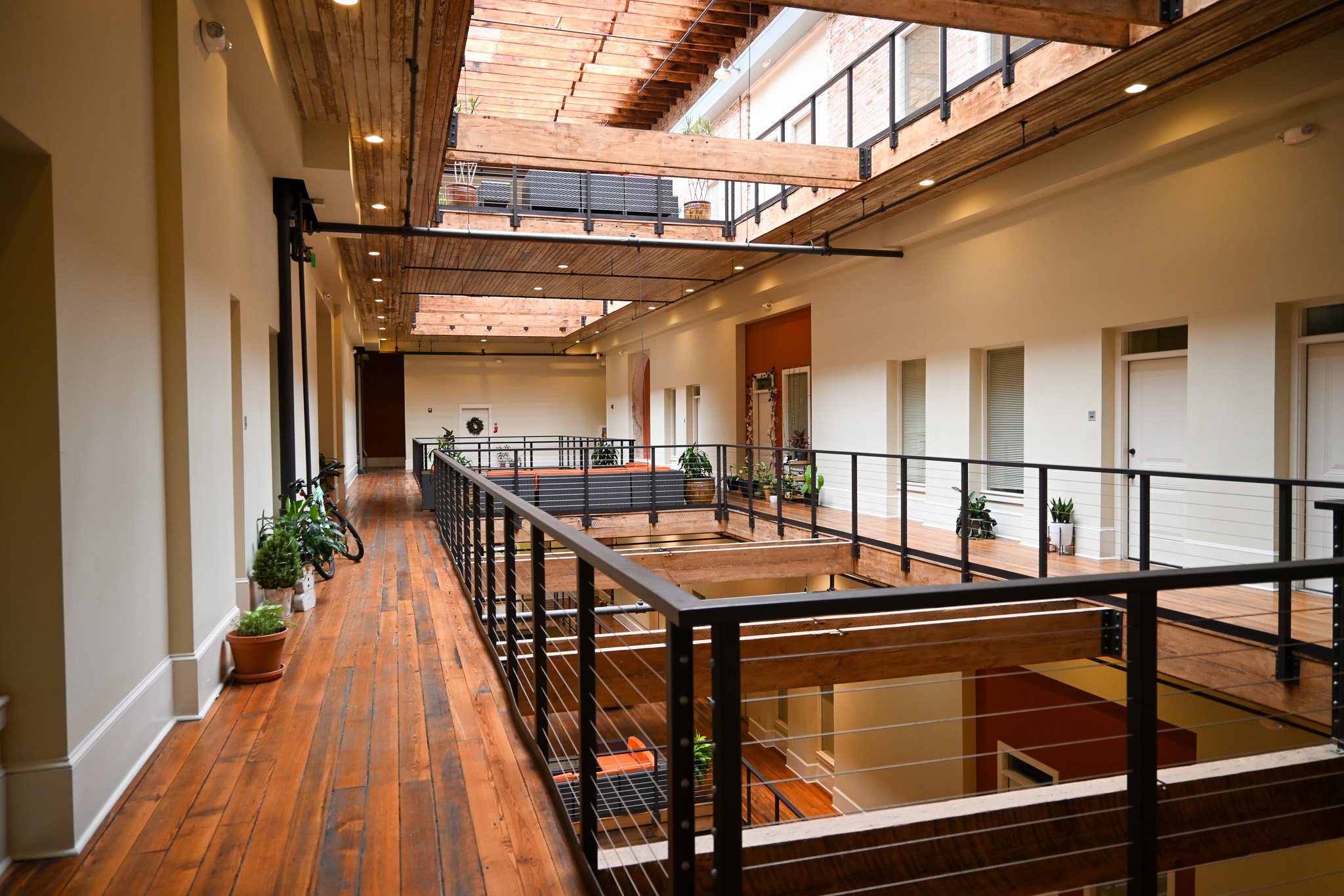 Interior view of common loft space